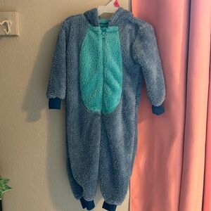 Stitch toddler fleece onesie